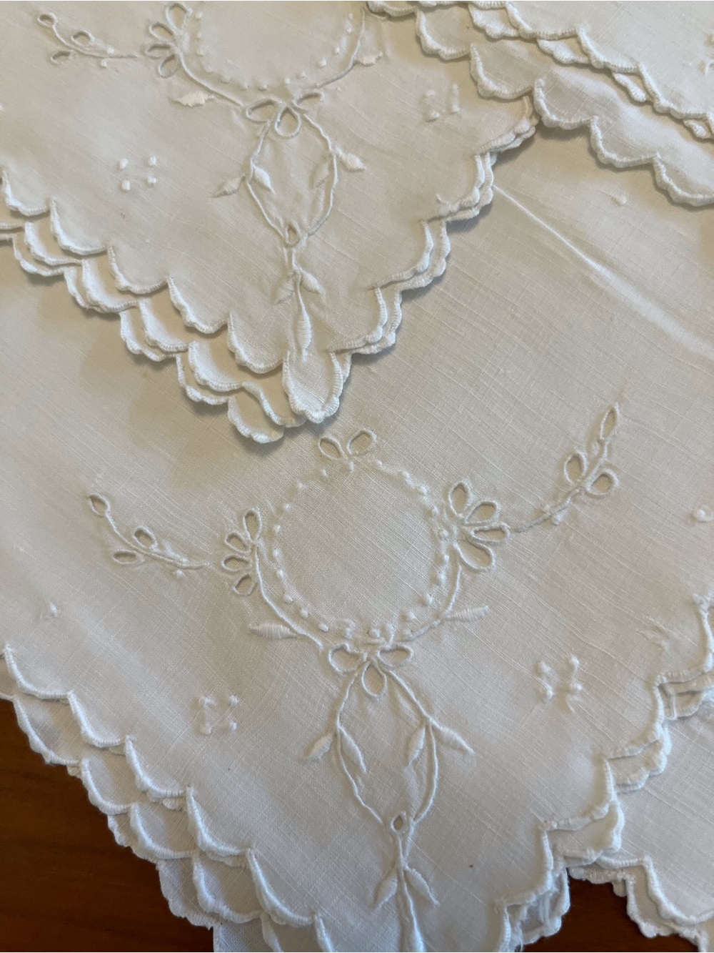 Vintage Hand-Embroidered Napkins - Picture 7 of 11